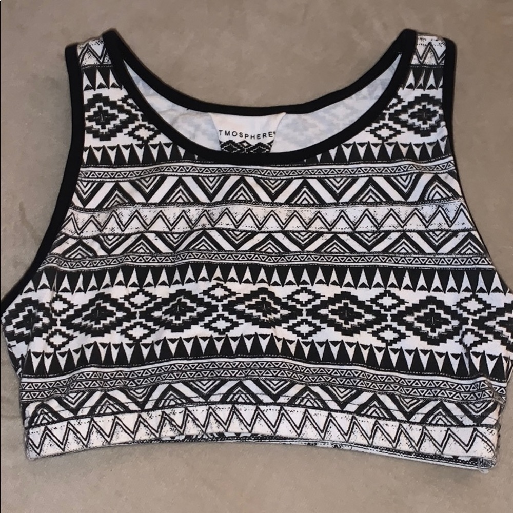 Printed Crop Top
